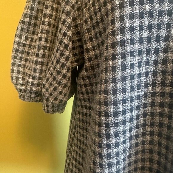 PULL&BEAR NWOT BOXY GINGHAM DRESS - Picture 3 of 5